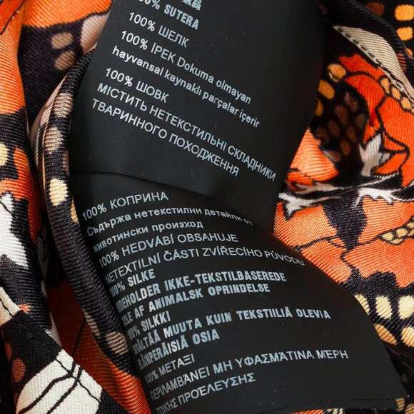 Prada Cruise 2019 Orange Silk Hawaiian Print Bowling Shirt - Picture 13 of 15